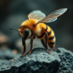 abeja minera castana simbolismo y significado