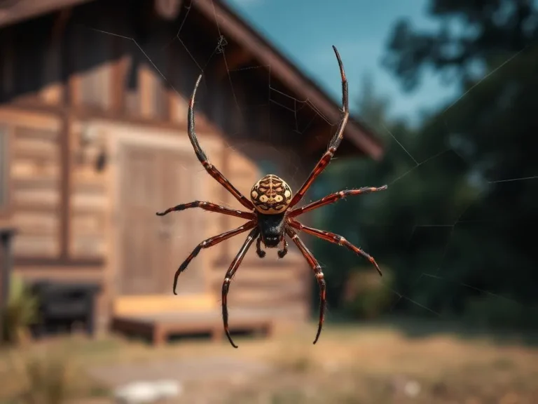 El Simbolismo de la Araña de Casa Sureña: Mensajes Espirituales y Significados