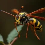 avispa gigante asiatica simbolismo y significado