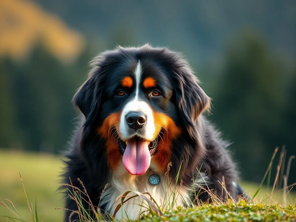 bernese mountain dog simbolismo y significado