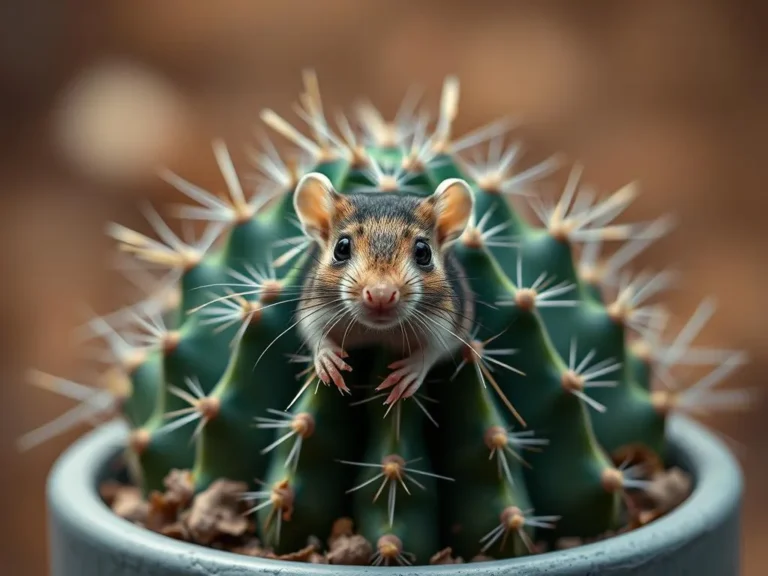 Simbolismo del Ratón Cactus: Un Vínculo Espiritual y Natural