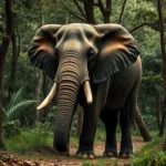 elefante africano bosque simbolismo y significado