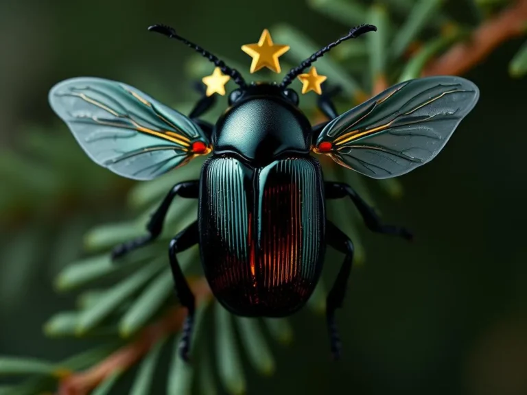 El Escarabajo Navideño: Simbolismo y Significado como Animal Espiritual