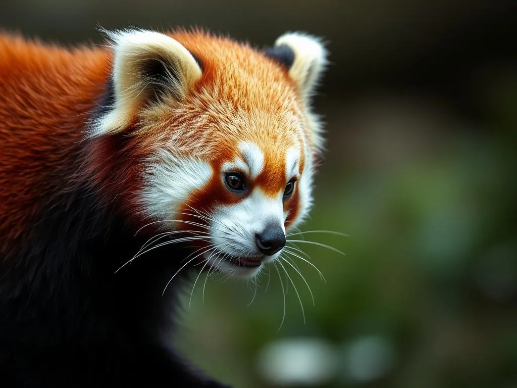 espiritu animal panda rojo