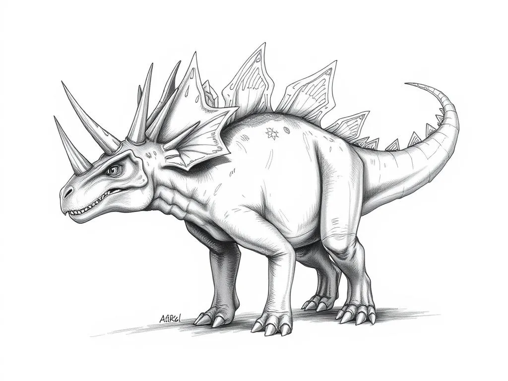 Simbolismo y Animal Espiritual de Styracosaurus