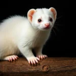 ferret blanco albino simbolismo y significado