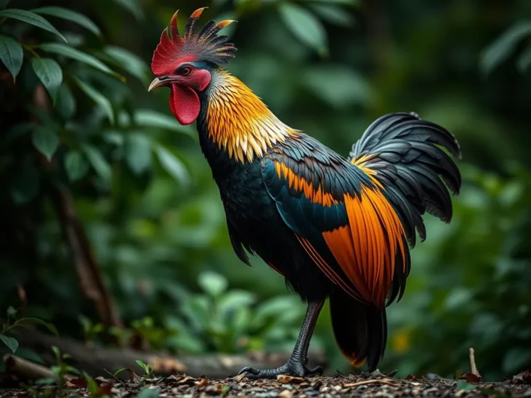 Simbolismo del Gallo de la Jungla: Un Vínculo Espiritual y Natural