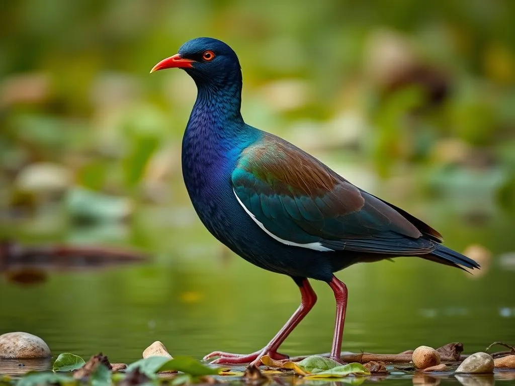 gallinula morada simbolismo y significado