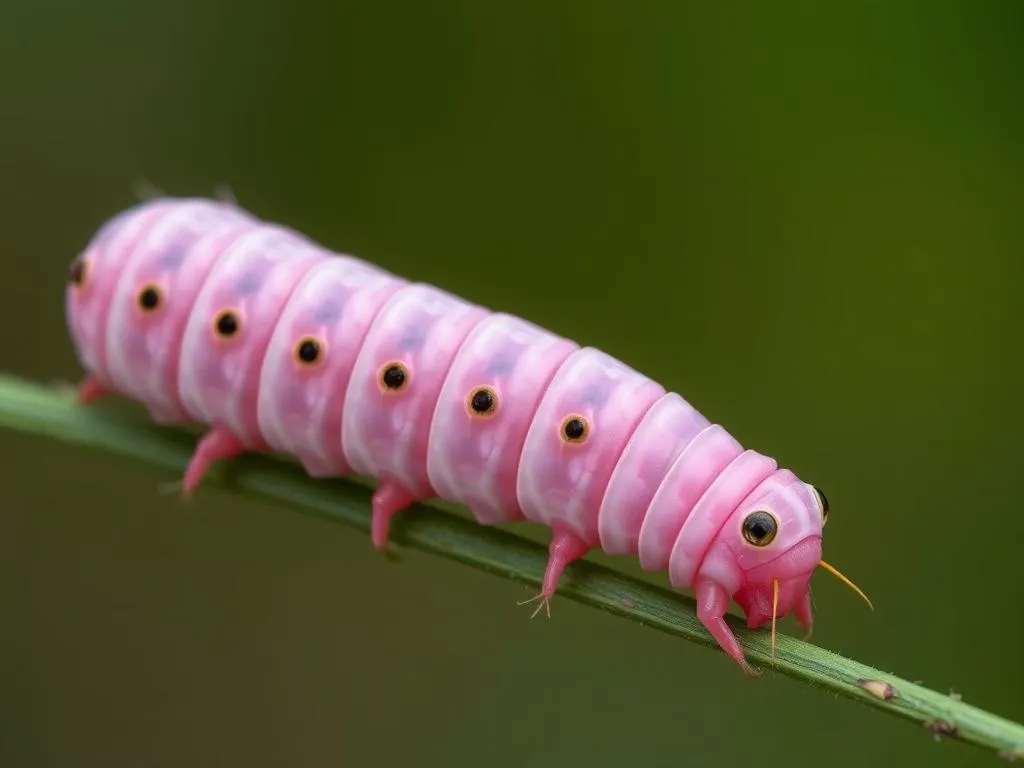 gusano rosado simbolismo y significado