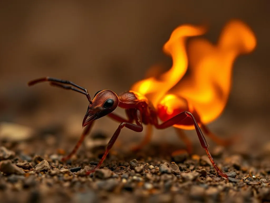 hormiga fuego animal espiritual