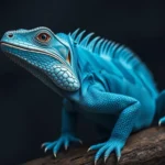 iguana azul simbolismo y significado