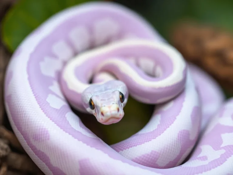 Simbolismo y Animal Espiritual de la Pitón Albina Lavanda: Un Viaje a Través de su Esencia