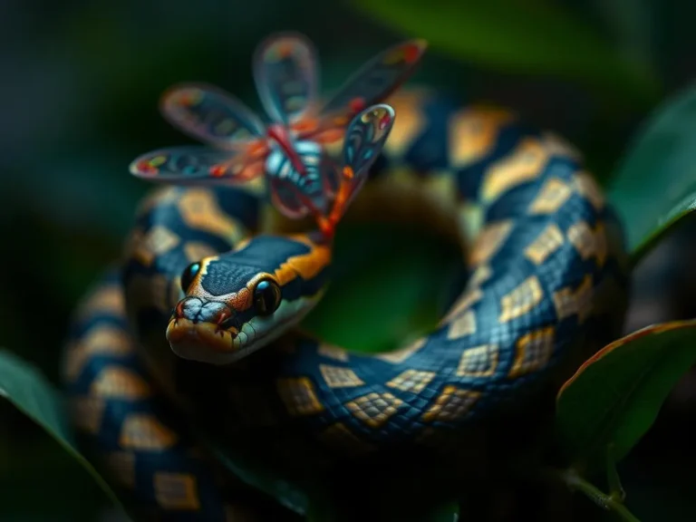 Simbolismo y Significado Espiritual de la Pitón Bola Luciérnaga como Animal Espiritual