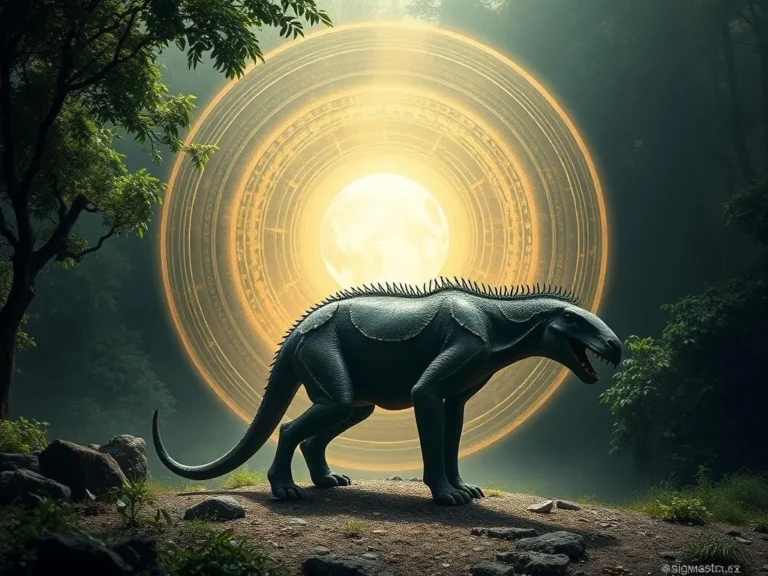 El Simbolismo de la Megalania: Un Animal Espiritual Prehistórico