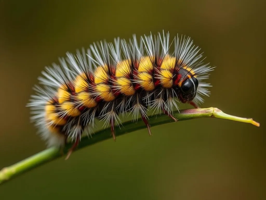 oruga tussock simbolo y significado