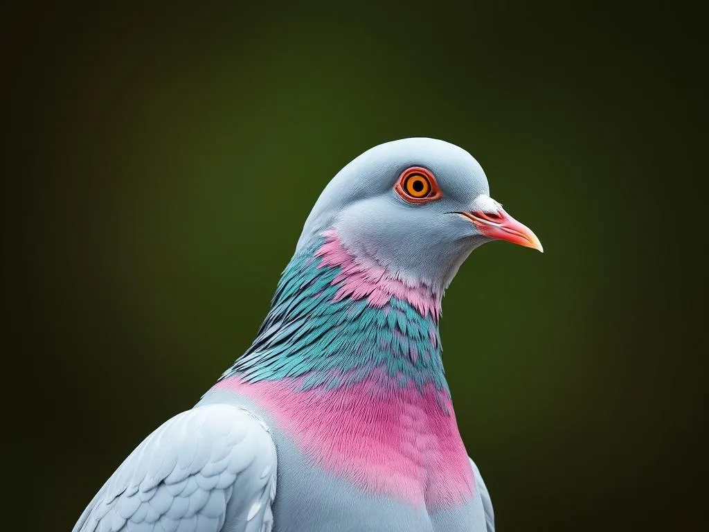 pajaro verde cuello rosa simbolismo y significado