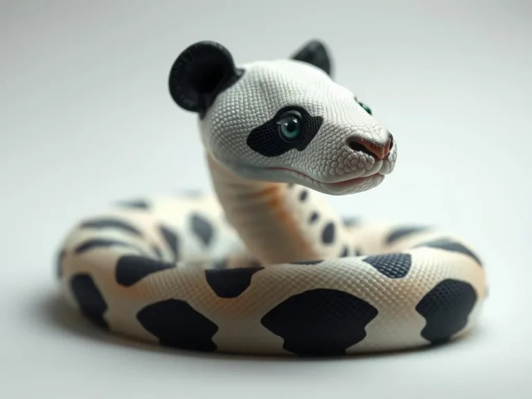 Simbolismo y Significado Espiritual de la Boa Piel de Panda Pied