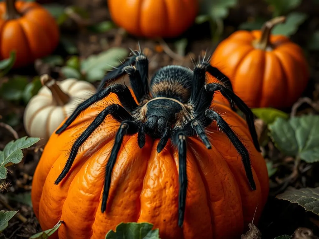 parche calabaza tarantula simbolismo y significado