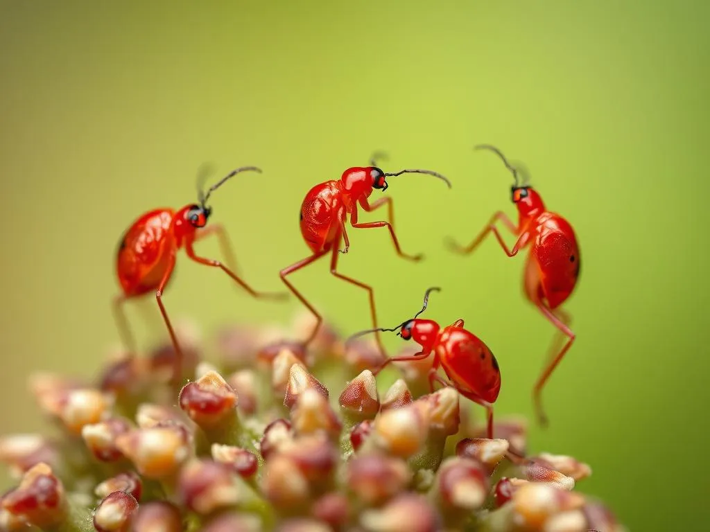 pulgones rojos simbolo y significado