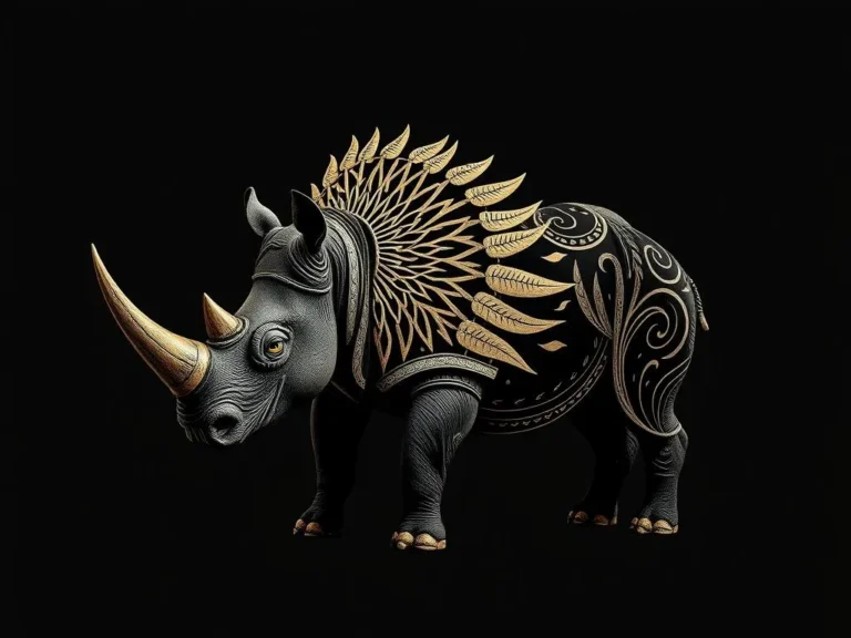 El Rinoceronte Indio: Simbolismo y Significado como Animal Espiritual