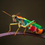 saltamontes arcoiris dactylotum simbolismo