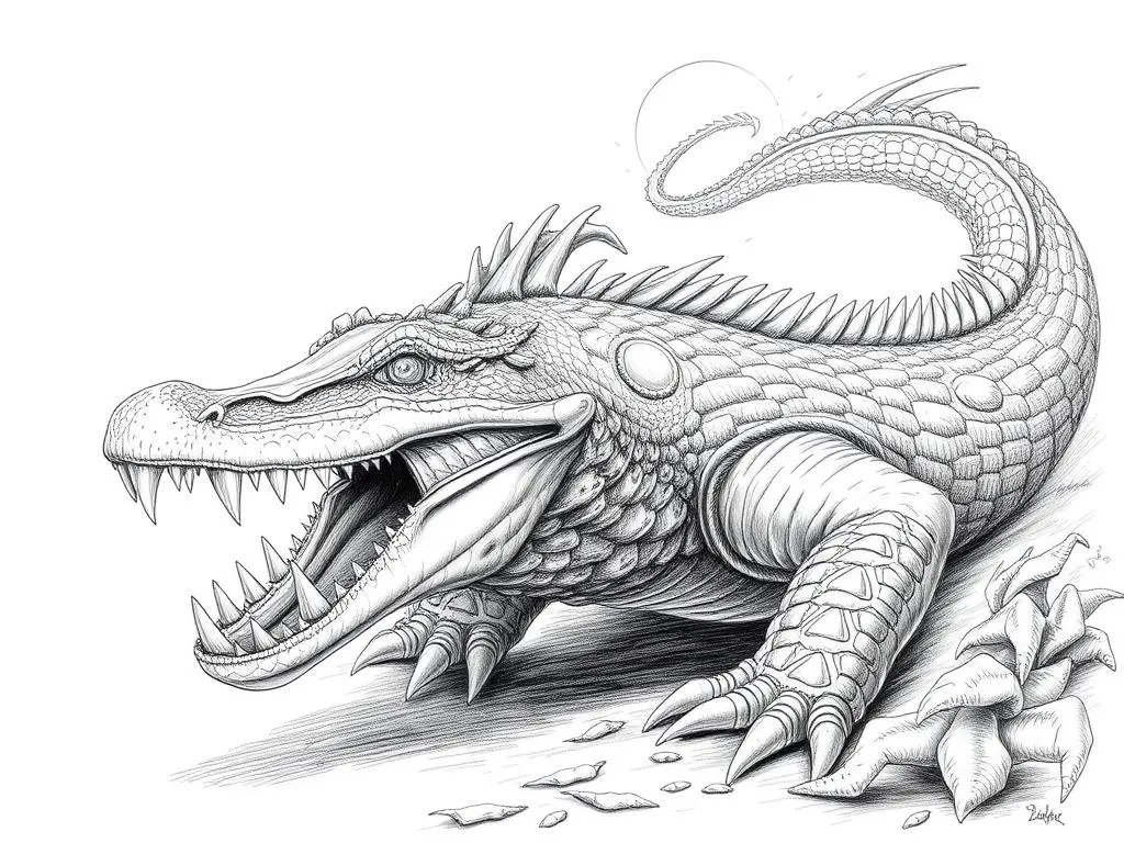 Simbolismo y Animal Espiritual de Sarcosuchus