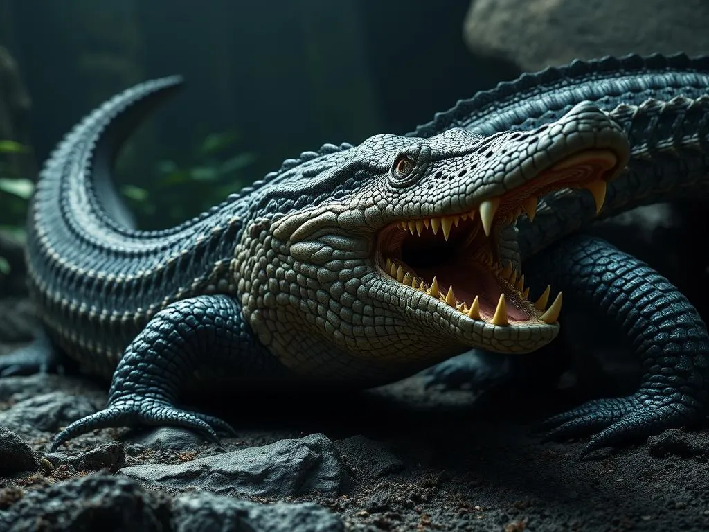 sarcosuchus simbolismo y significado