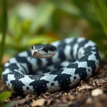 serpiente reina moteada simbolismo y significado