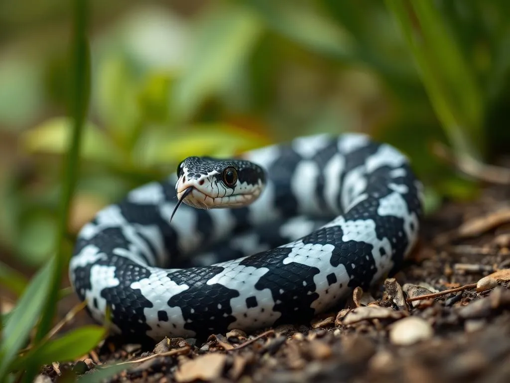 serpiente reina moteada simbolismo y significado