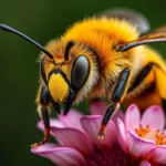 simbolismo y significado de la abeja cara amarela