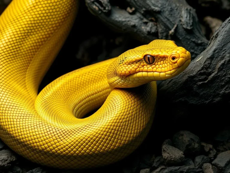 Simbolismo de la Anaconda Amarilla y su Poder Espiritual