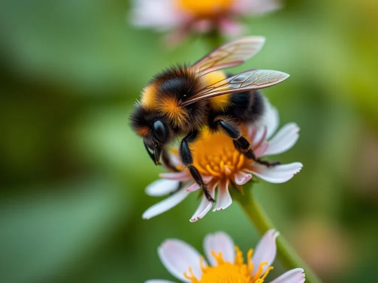 Simbolismo de la Abeja Bombilla: Mensajera Espiritual y Símbolo de Comunidad