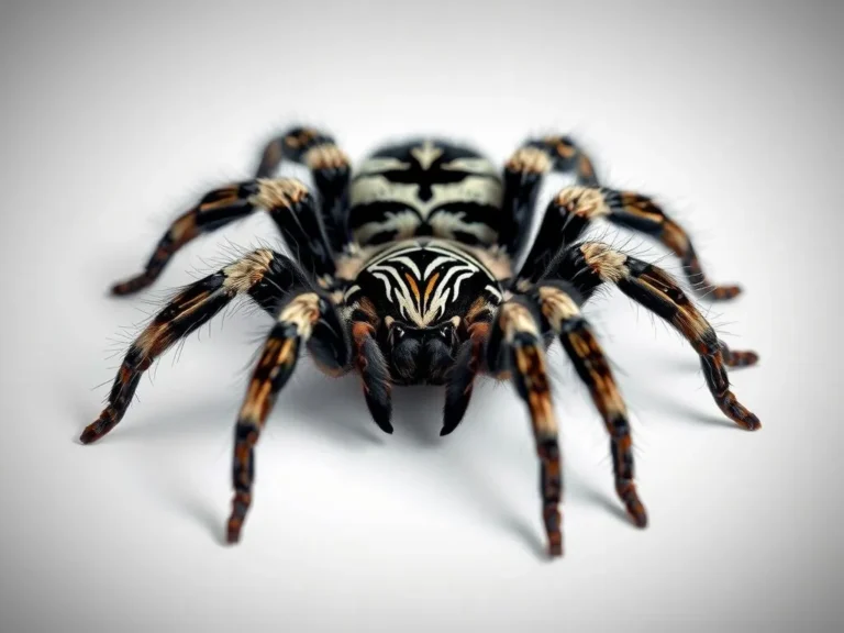 Simbolismo y Significado Espiritual de la Tarántula Cebra