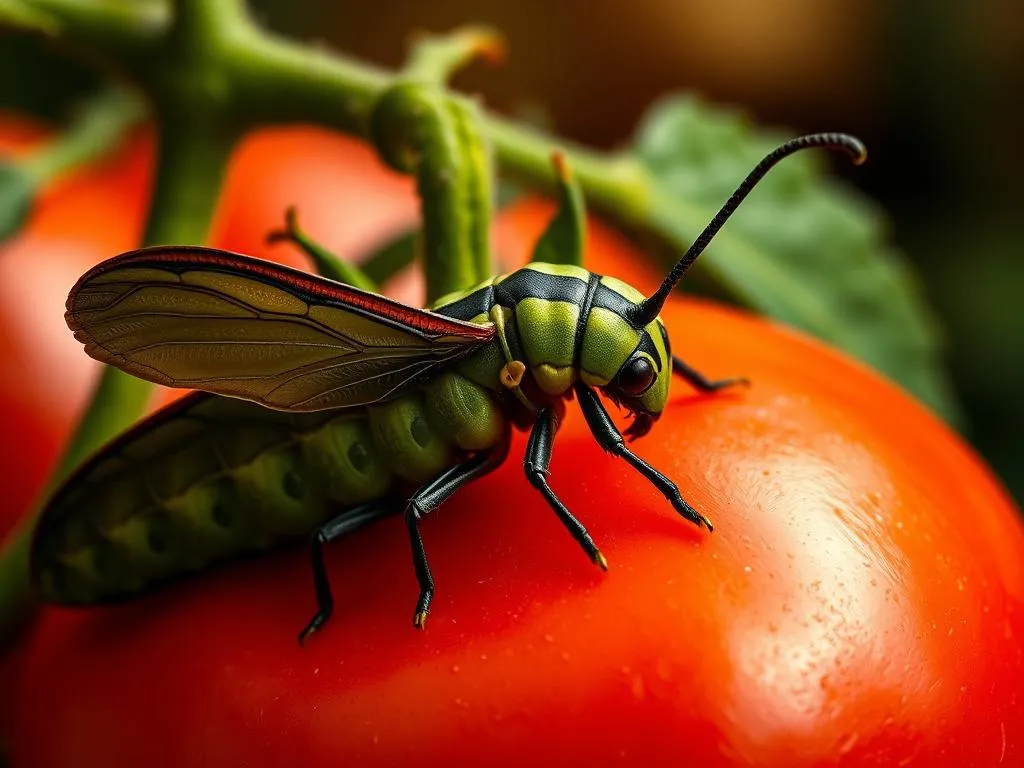 simbolismo y significado de la oruga del tomate