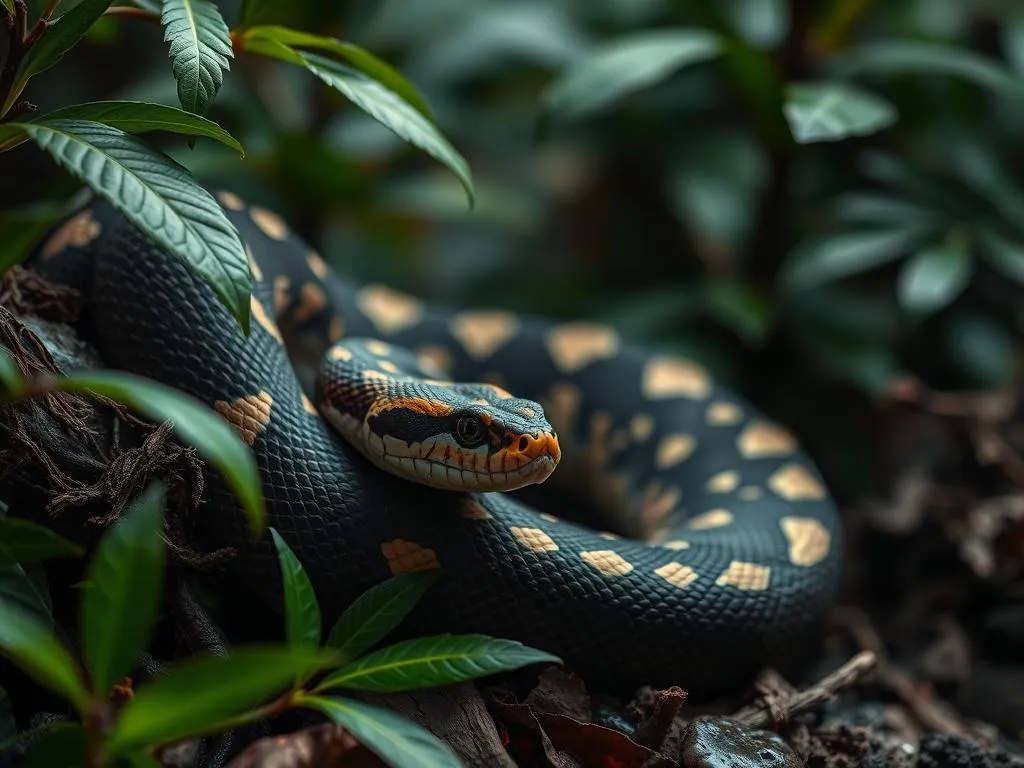 simbolismo y significado de la python de la selva