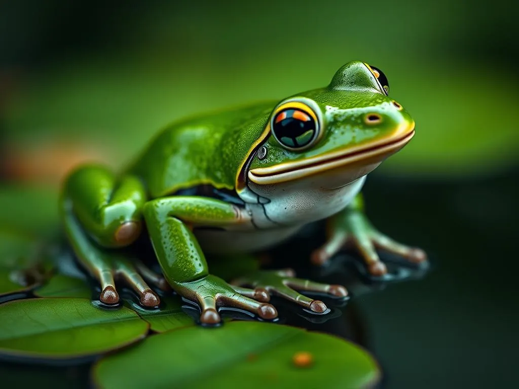 simbolismo y significado de la rana verde