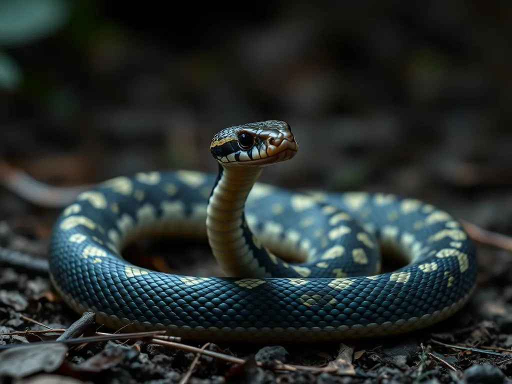 simbolismo y significado de la serpiente de cola afilada