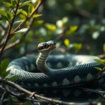 simbolismo y significado de la serpiente manglar