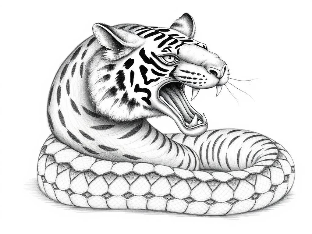 Simbolismo de la Serpiente Tigre y Animal Espiritual