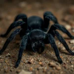 simbolismo y significado de la tarantula negra