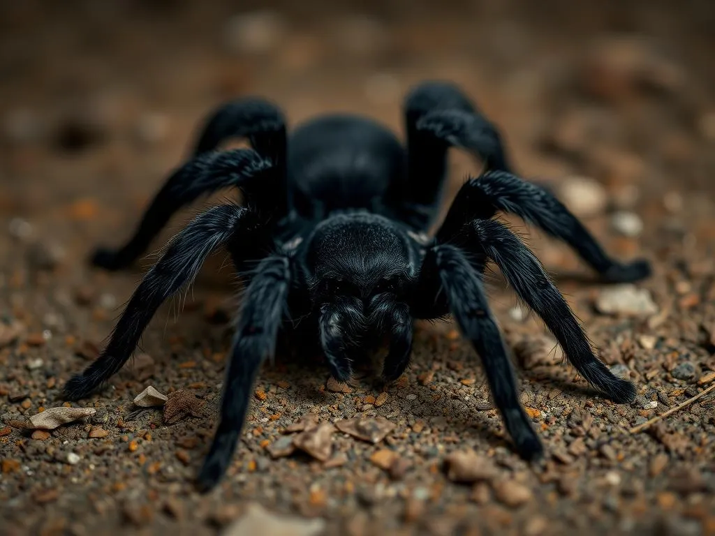 simbolismo y significado de la tarantula negra