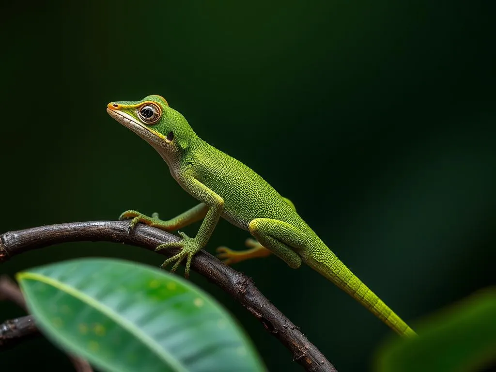 simbolismo y significado del anole verde