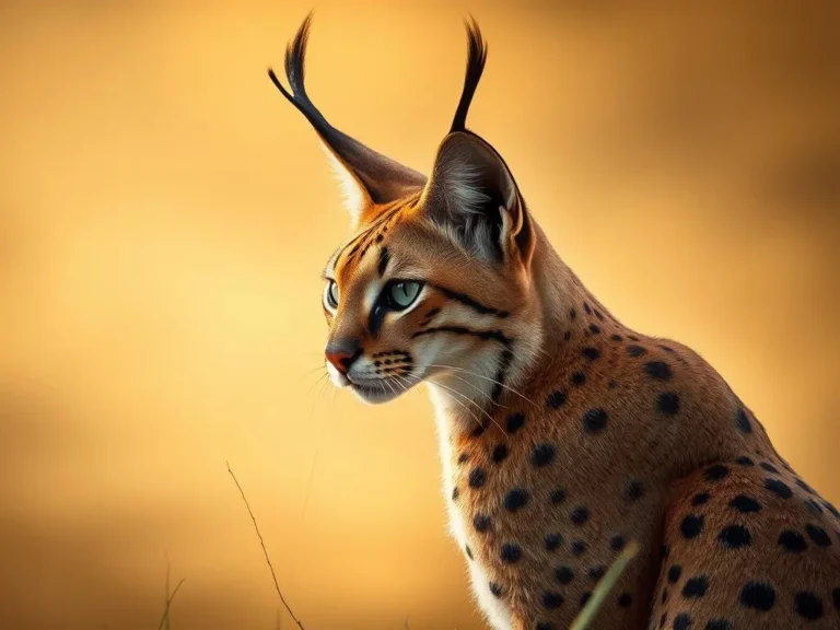 Simbolismo y Significado Espiritual del Caracal: Un Viaje a través de su Esencia