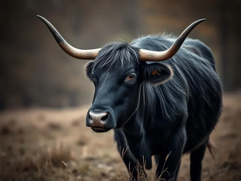 El Ganado Negro de Gales: Simbolismo y Espiritualidad del Animal Esencial