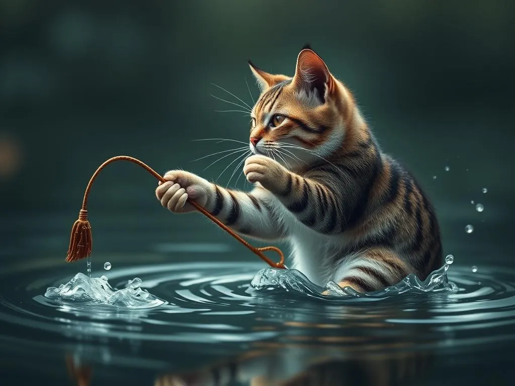 simbolismo y significado del gato de pesca