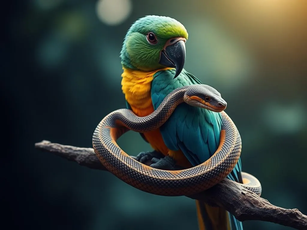 simbolismo y significado del pajaro serpiente