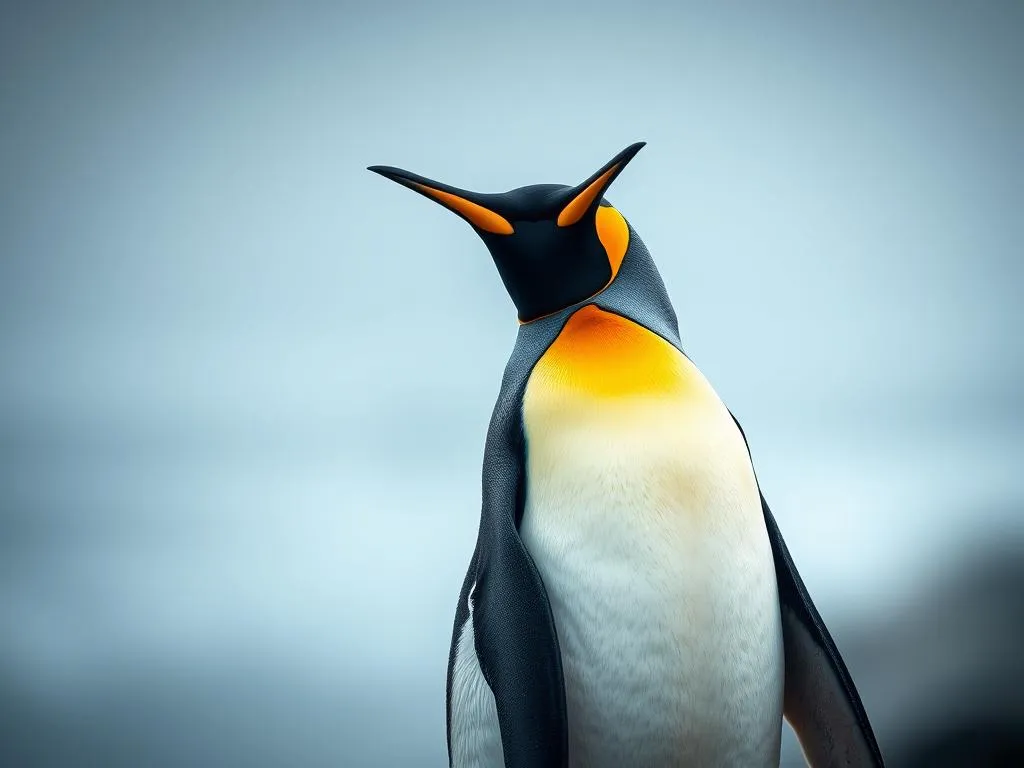 simbolismo y significado del pinguino rey