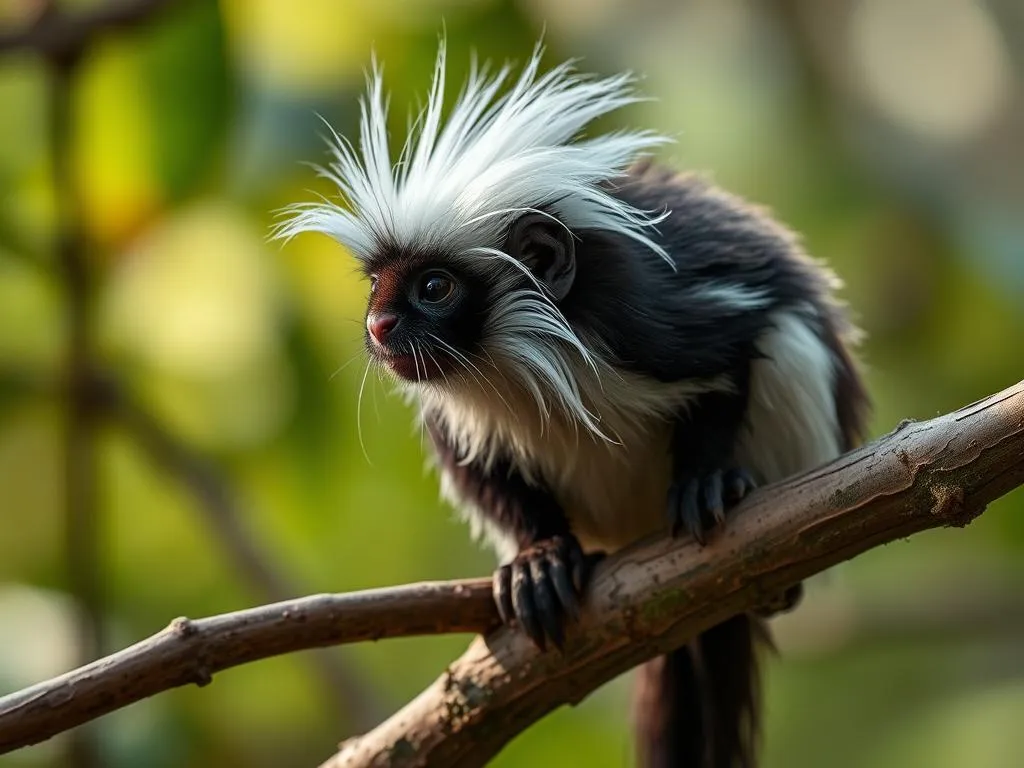 simbolismo y significado del tamarin de cabeza de algodon