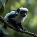 simbolismo y significado del tamarin pied