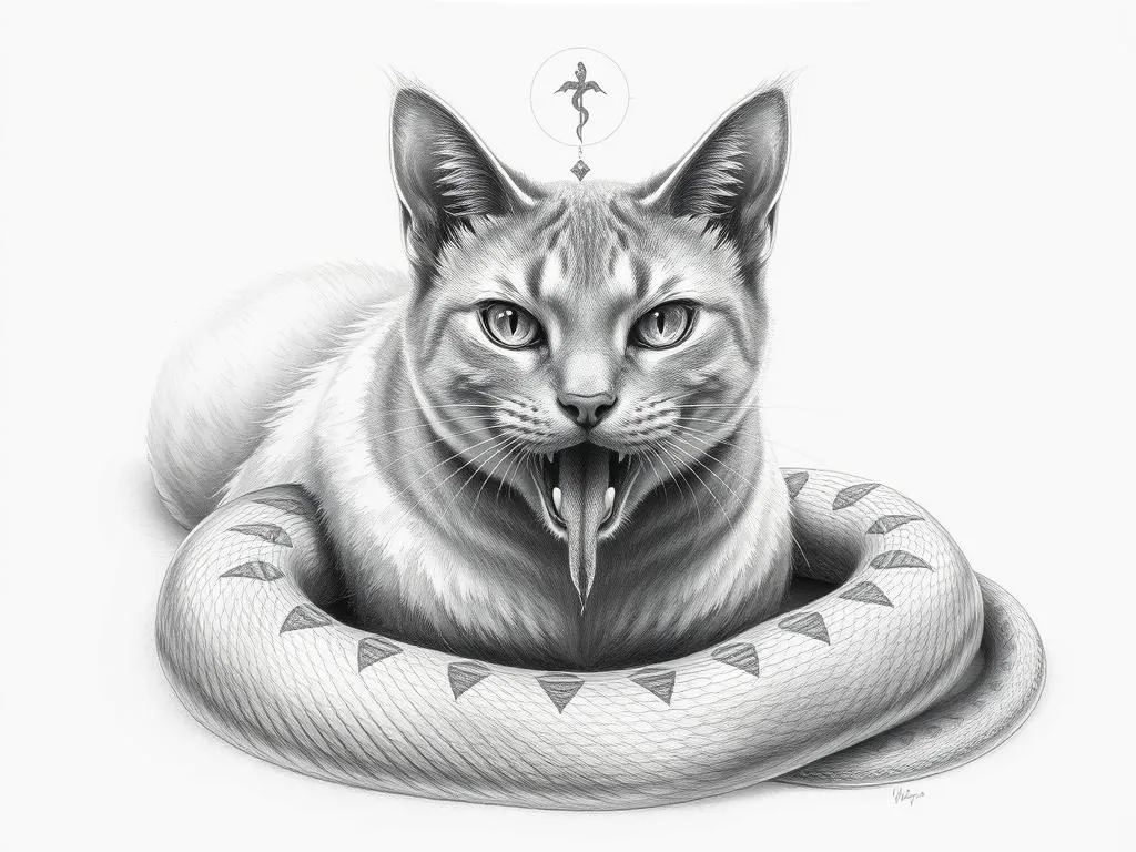 Simbolismo de la Serpiente Gato y Animal Espiritual